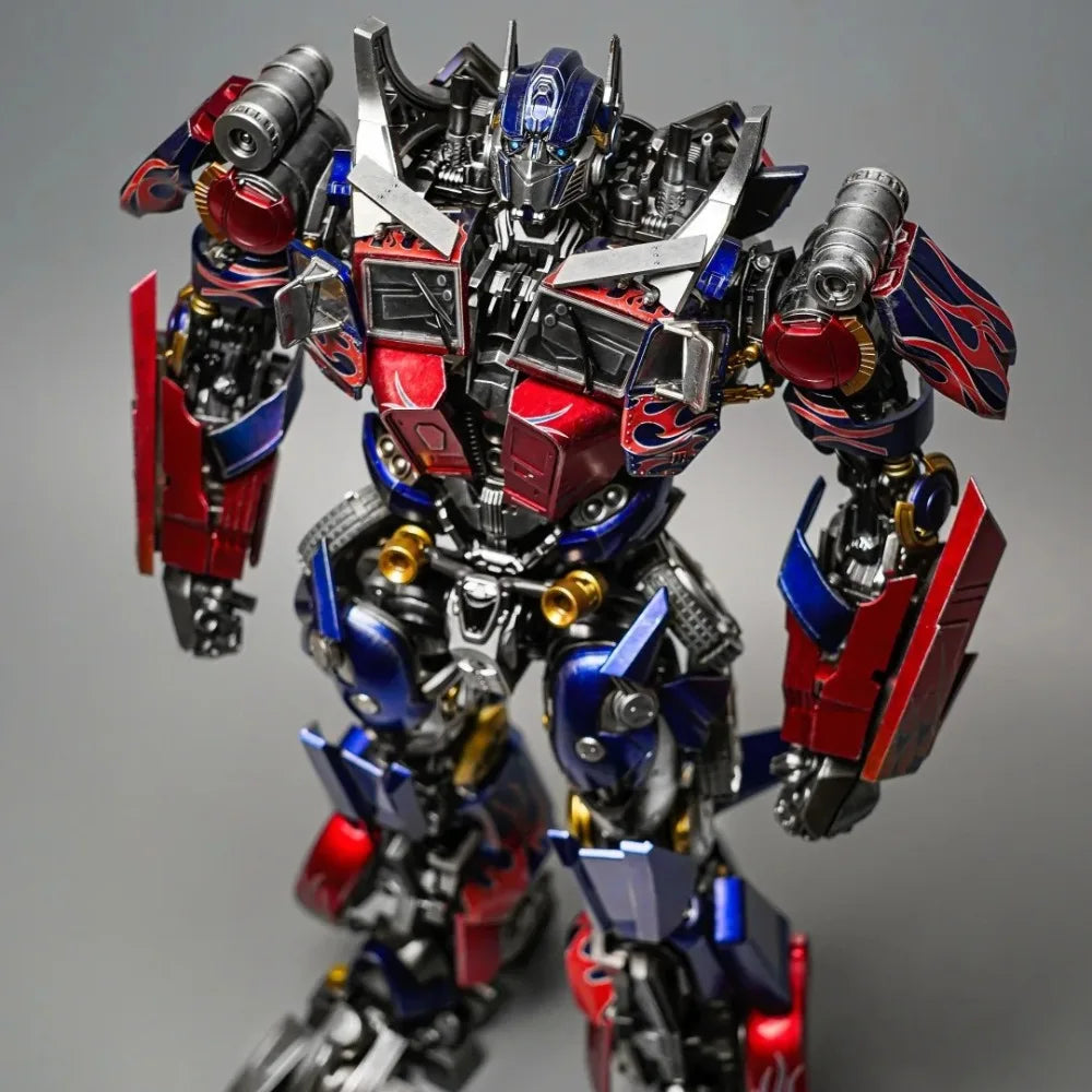 Threezero Transformers Action Figure DLX Optimus Primal Revenge of The Fallen Anime Figurine Joint Movable Model Collection Toy