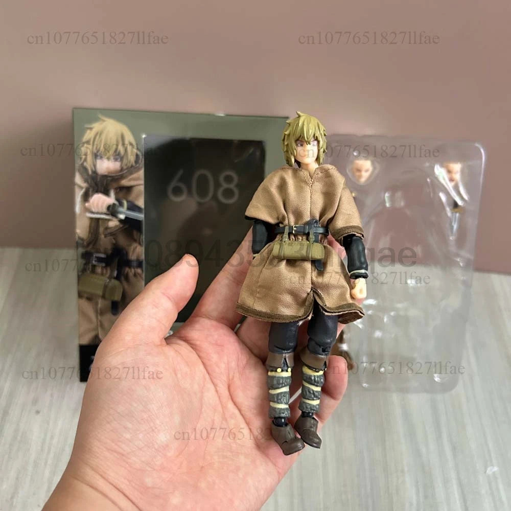Figma 608 Thorfinn 14CM Vinland Saga Action Figure Model Toys Joint Movable Doll Birthday Present For Friends Room Ornament
