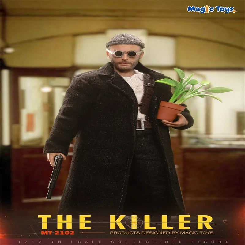 Magic Toys MT2102 1/12 Male Solider Killer Leon Jean Reno Model Full Set 6” Action Figure In Stock For Fans Collection