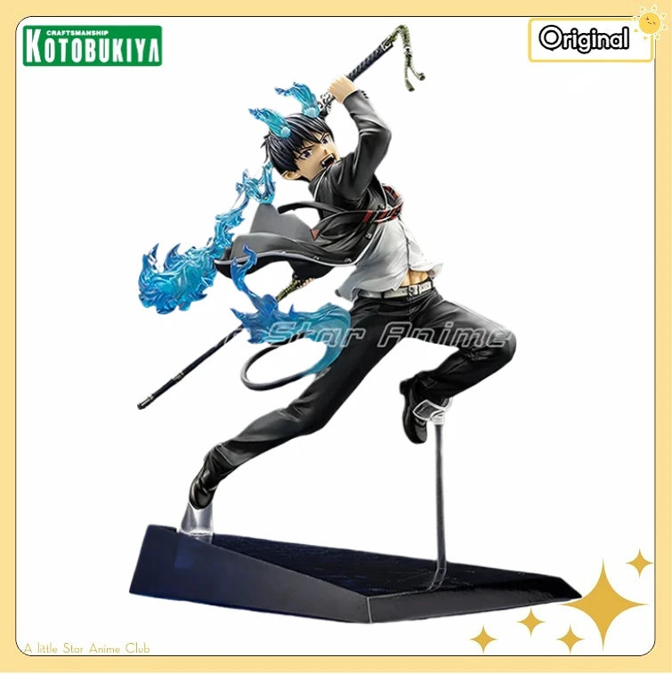 In Stock Original Kotobukiya ARTFX J Blue Exorcist Okumura Rin 1/8 Snow Fruit Chapter Animation Figure Model