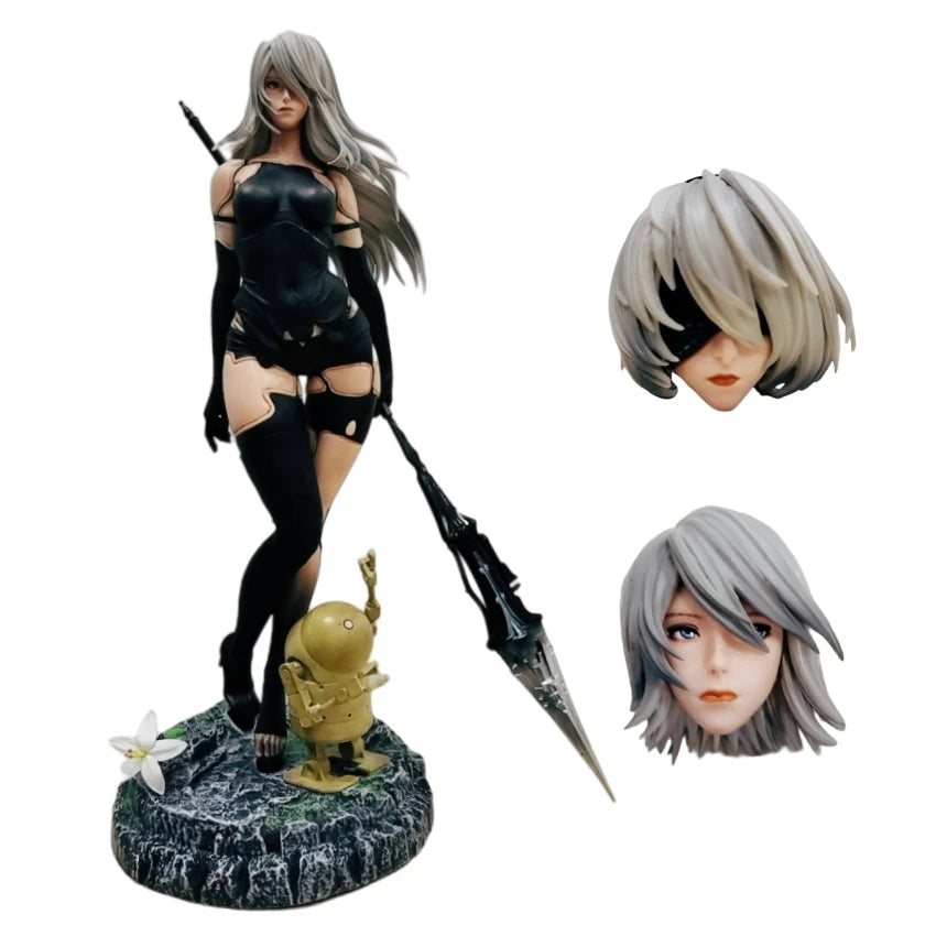 50 cm NieR: Automata Yorha Typ B 2B YoRHa Typ A Nr. 2 A2 Anime Girl PVC Action Figur Spielzeug Statue Sammlung Modell Puppe Geschenk