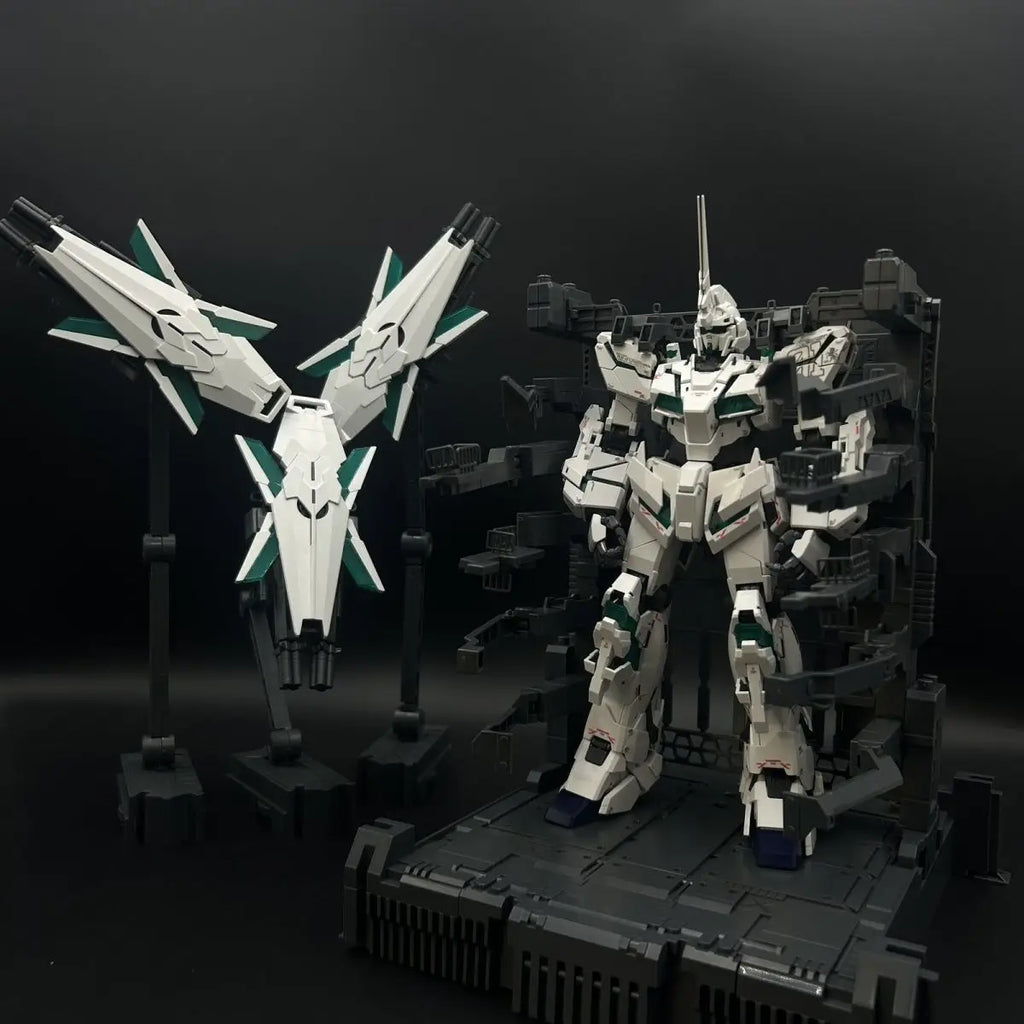 Shenshou Model Mgex Rx-0 Action Figures Mg 1/100 Unicorn 2202 Assembly Mecha Model Kit Robot Collect Figure Hobbies Toys Gifts