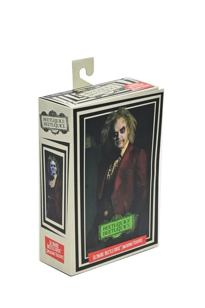 NECA 57305 Toys Beetlejuice Beetlejuice Action Figure Ultimate "Red Tuxedo" Beetlejuice 18 cm Collection Original Doll Gift