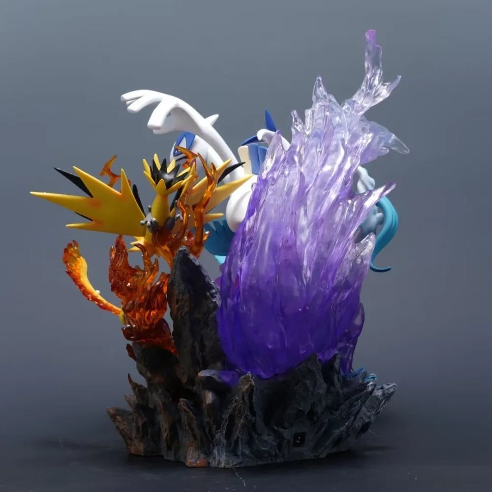 31cm/12.2in Anime Pokemon Figure Legendary bird Pokemon Action Figures Pvc Statue Collection Model Toys Gifts