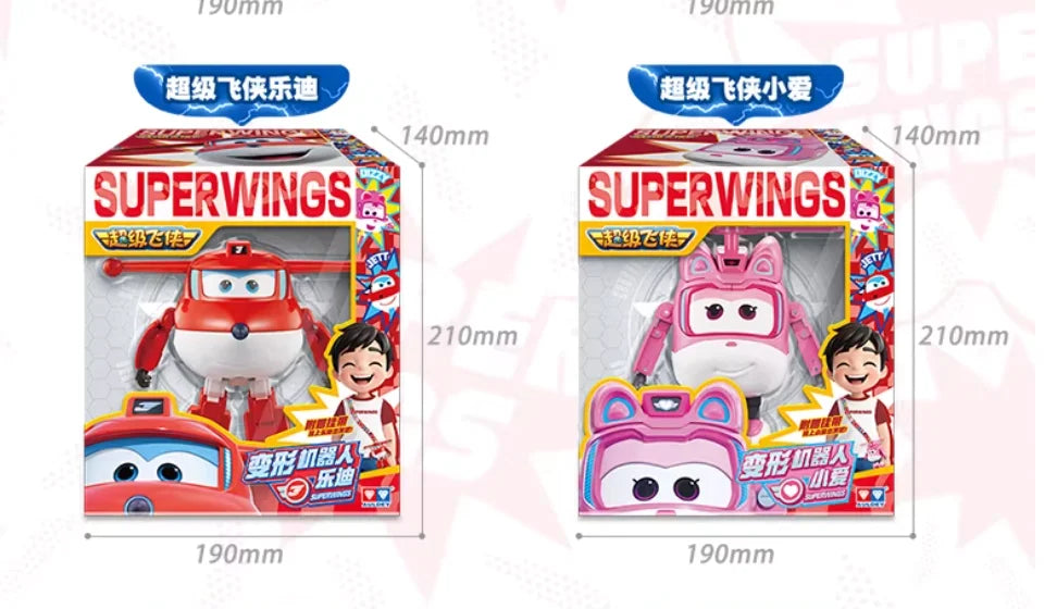 AULDEY Original Super Wings Toy Kofi Silver Shark Limited Edition Large Deformation Robot Boys Gift for Children's Day
