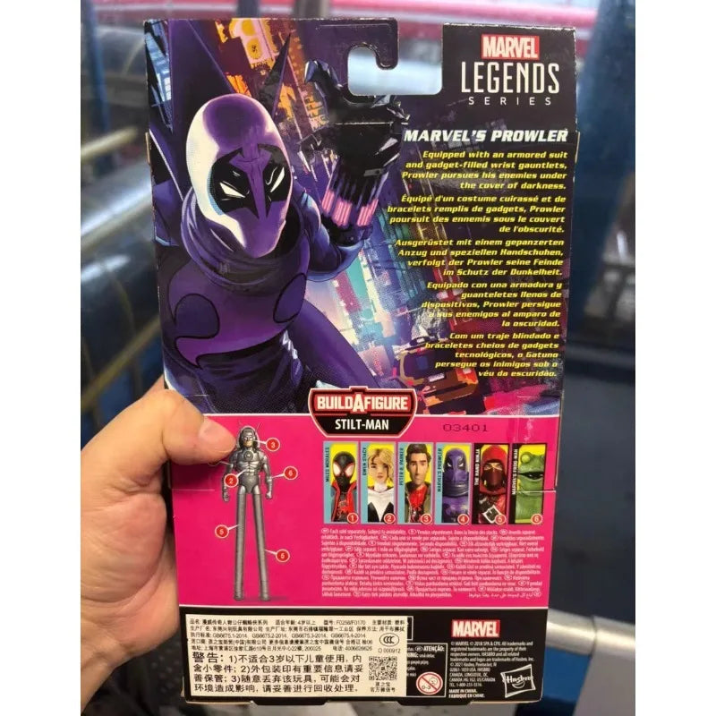 Original Marvel Legends Series SPIDER-MAN INTO THE SPIDER-VERSE MARVEL'S PROWLER Action Figure Model Toys Gift Collection