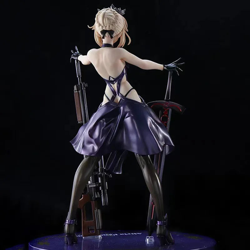 25cm Action Figures Fate Figures Saber Figures Saber Alter Stay Night Figurine Pvc Models Game Statue Collection Toys Kids Gifts