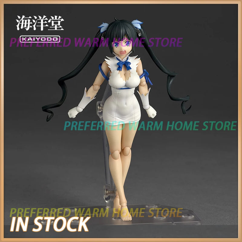 In Stock KAIYODO Hestia Movability Model Toys Revoltech AMAZING YAMAGUCHI DanMachi Beautiful girl model