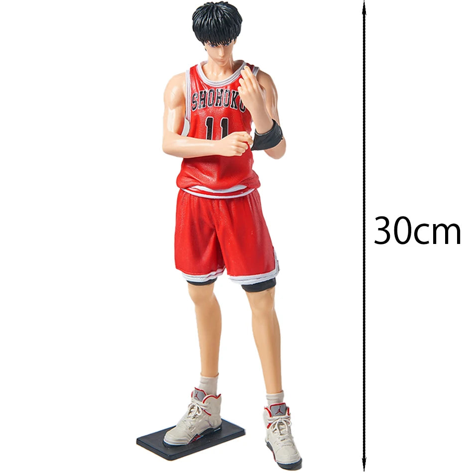 30cm in Stock Slam Dunk Action Figure Anime Sakuragi Hanamichi Hisashi Mitsui Ryota Miyagi Takenori Akagi Figuras Toy Model Gift