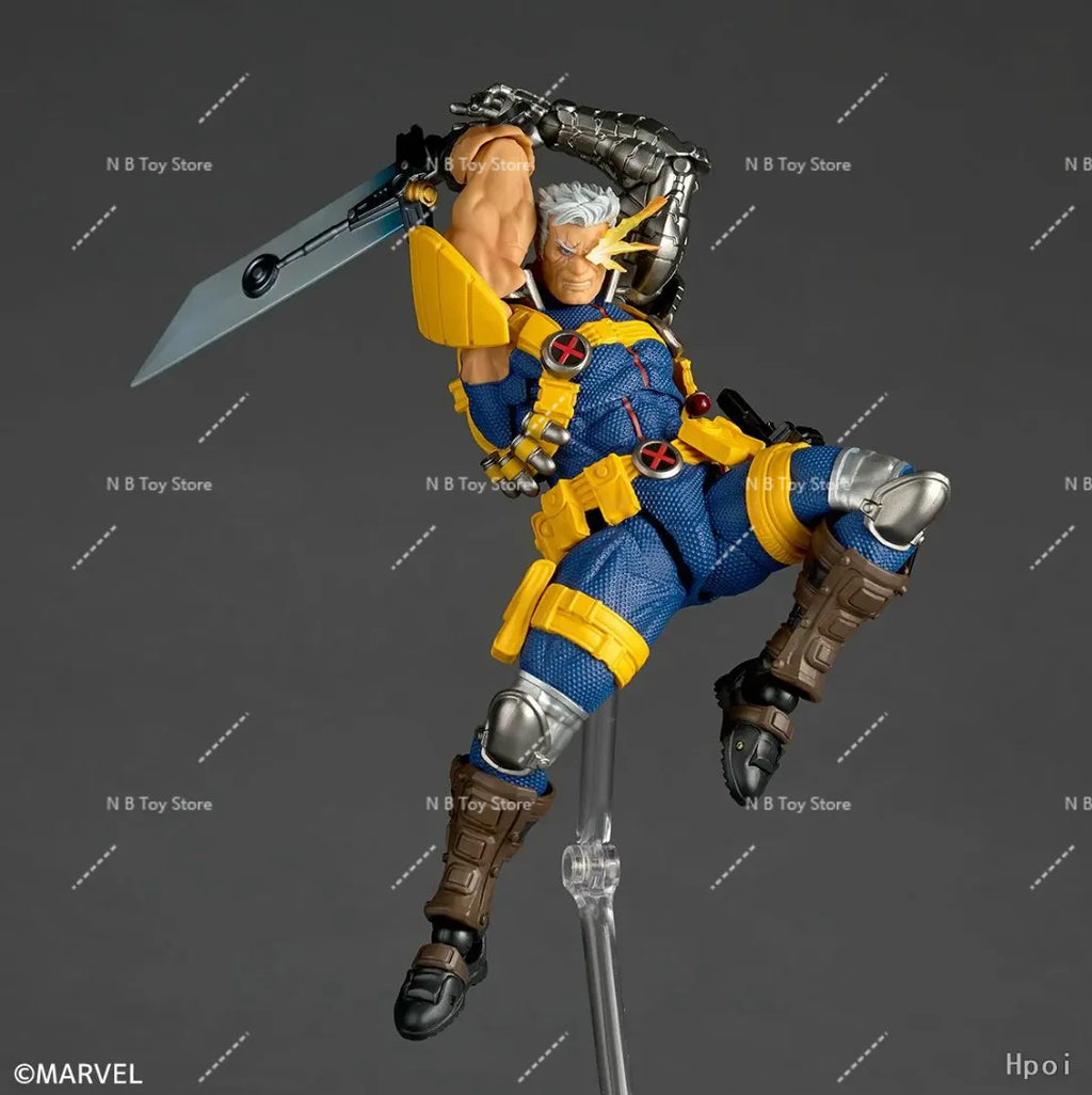 In Stock 100% Original KAIYODO Revoltech X-Men Cable 1.5version Action Figures Toy Collection Gifts