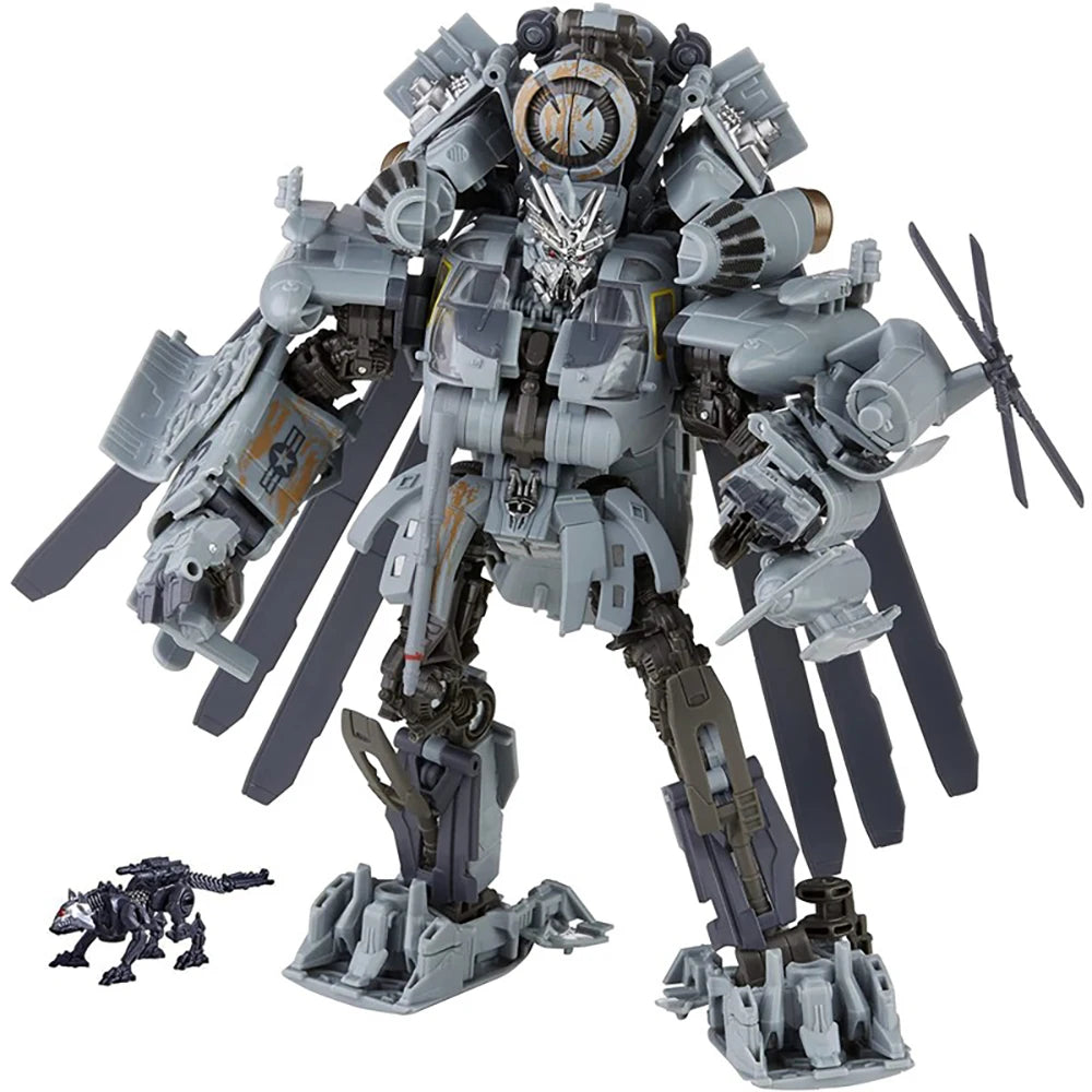 [In-Stock] Hasbro Transformers SS-08 Blackout & SS-73 Grindor 21.5cm Leader Class Collectible Action Movie Figure Model Toys
