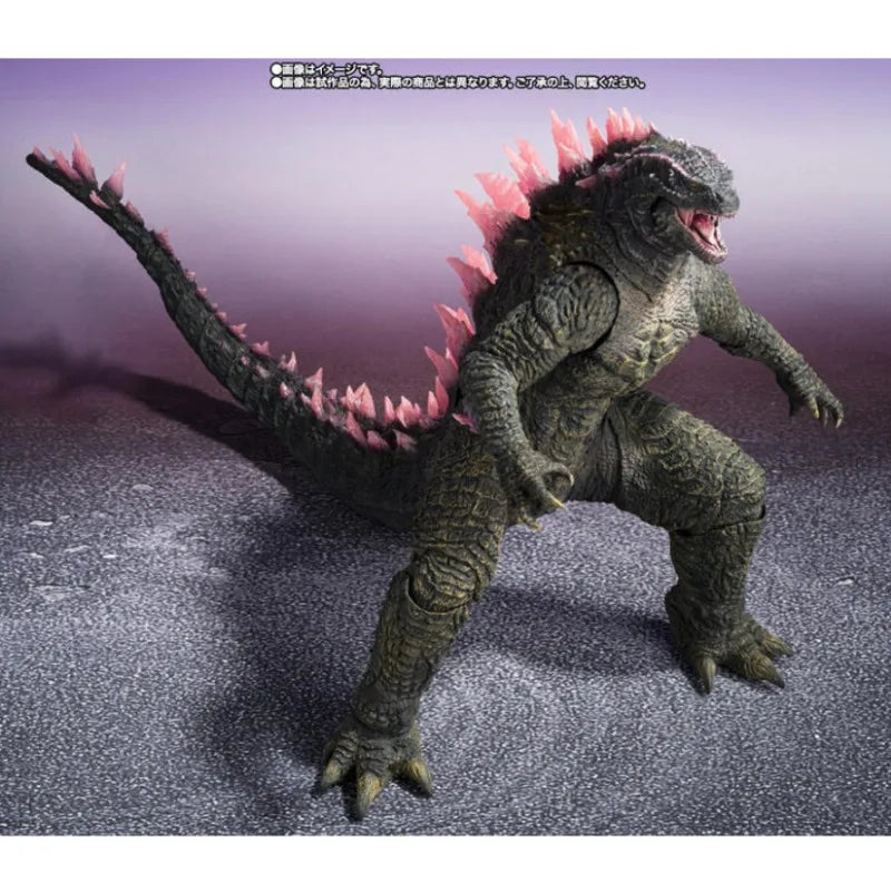 In Stock Bandai Godzilla X Kong: The New Empire S.H.MonsterArts Godzilla (Evolved Ver.) Action FigureCollection Model Toy Gift
