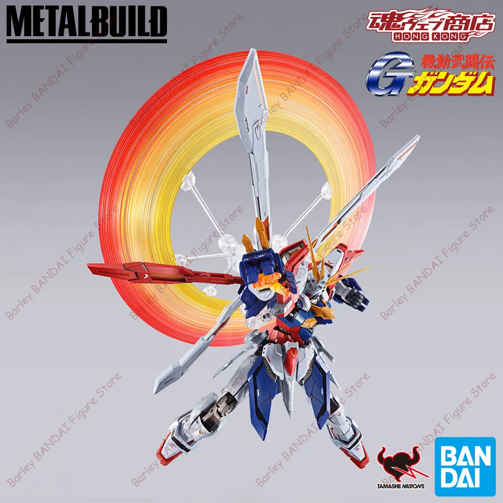 Original In Stock BANDAI PB Exclusive Mobile Fighter G Gundam METAL BUILD God Gundam Second Articulated Mecha Model Toys Gifts