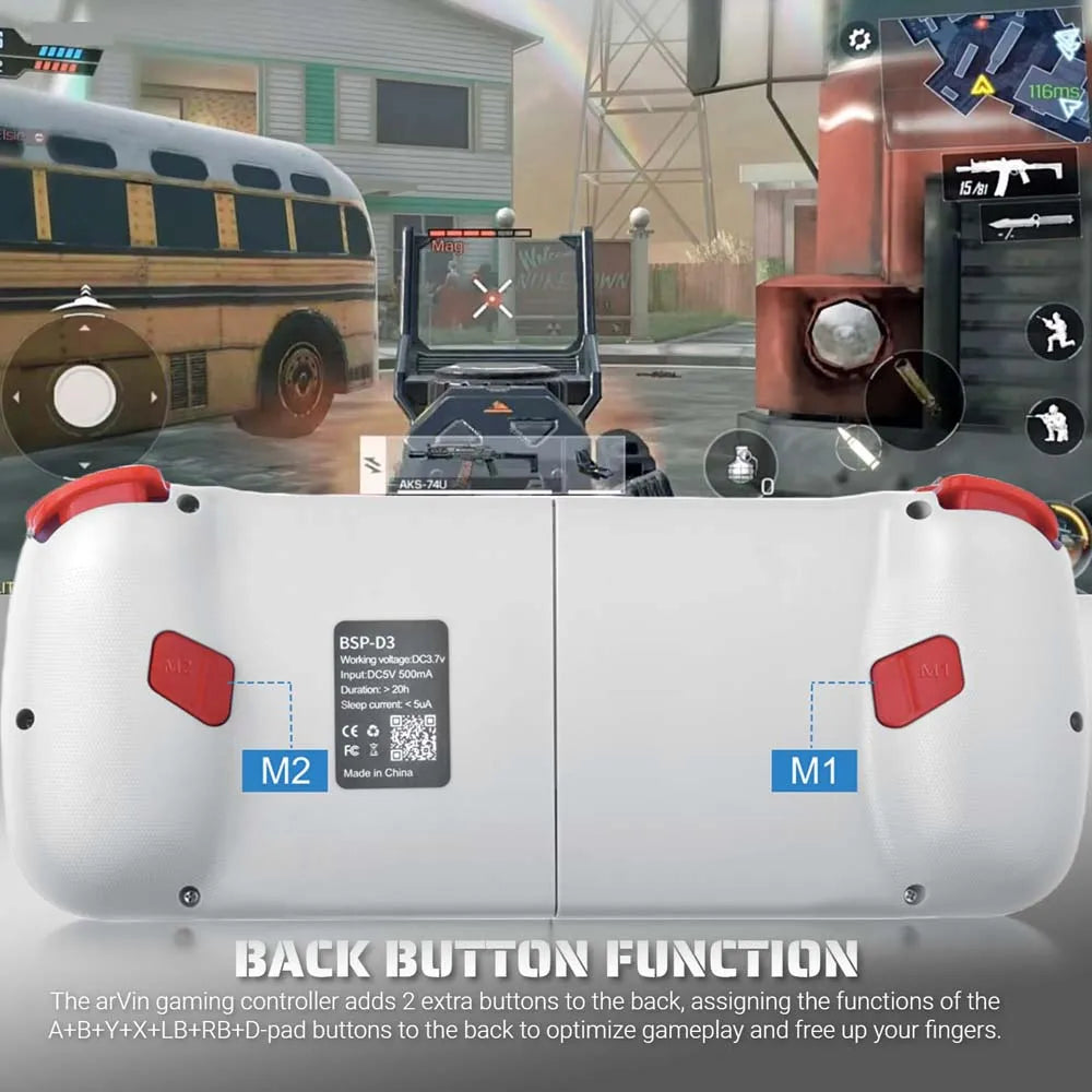 D3 Mobile Game Controller BSP-D3 Gamepad Wireless Telescopic for Android/iOS/Hongmeng Stretchable Gaming Controllers Joystick