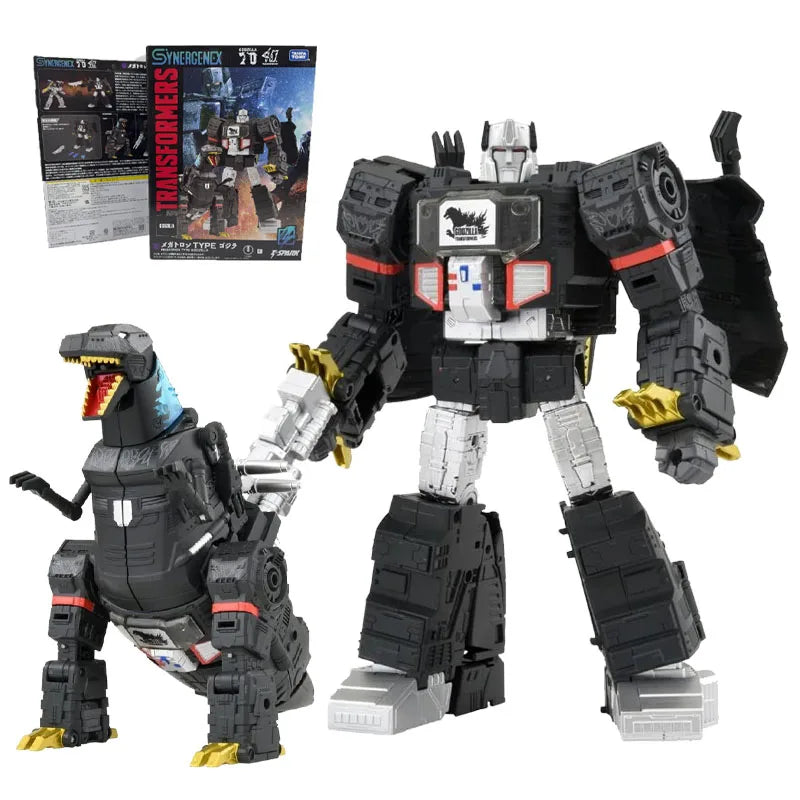 Hasbro Original Transformers Synercenex Megatron Type Godzilla Optimus Prime MFS-3 Mecha Action Figure Toys for Boys Girls Gift