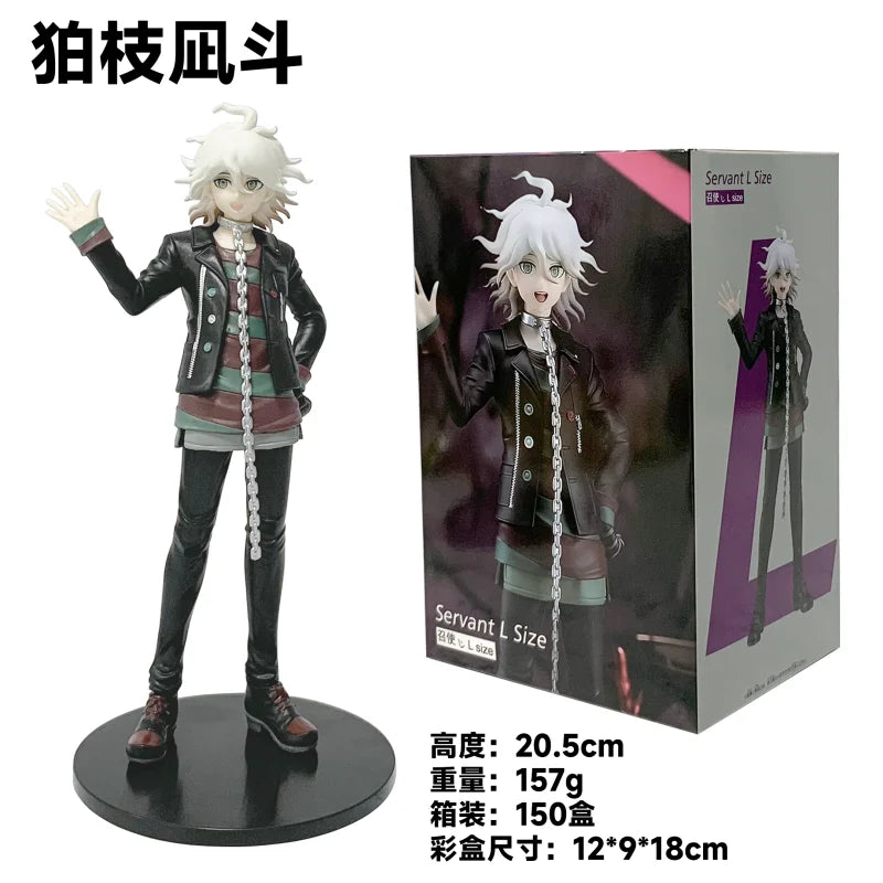 20.5CM Figure Komaeda Nagito Standing Posture Game Character Anime Danganronpa Model Toy Gift Collection Ornaments Crafts PVC