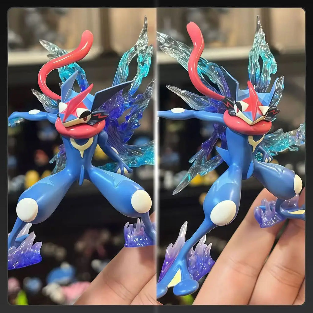 10cm Pokemon Anime Figur Schlacht Greninja Action Figur Cartoon Sammlung Pvc Modell Desktop Statue Ornament Puppe Spielzeug Geburtstag