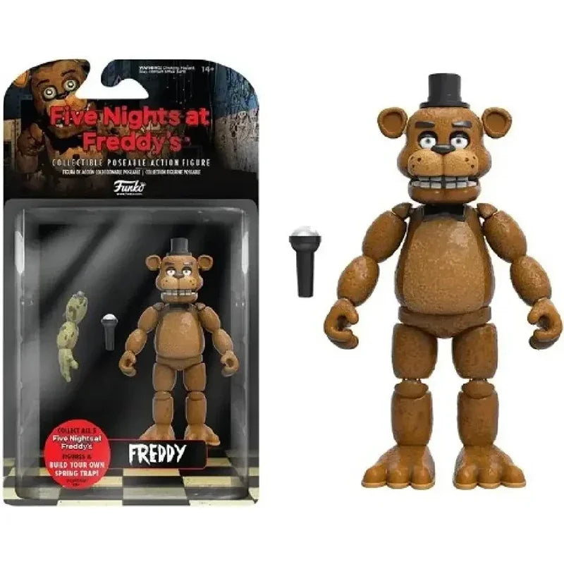 14cm FNAF Figures SUN & MOON Joker Freddy Bonnie Foxy Chica Fazbear Bear Action Figure Movable Figurine Dolls Toys