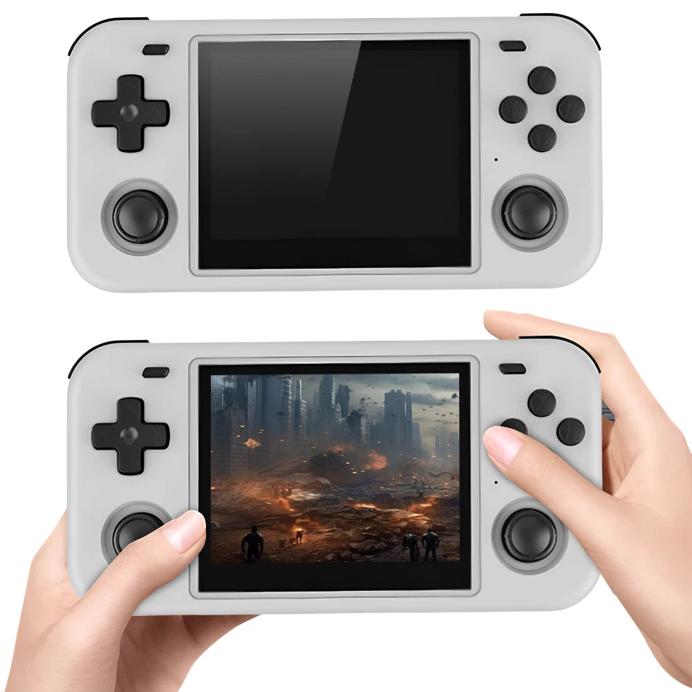 O30S Retro Handheld Game Console Linux System 3.5 Inch IPS Screen Portable Pocket Video Player Open Source for Kids Adults