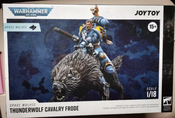 【SF】JOYTOY 1/18 Action Figure Space Wolves Thunderwolf Cavalry Frode Bjane Model Toys Gifts Collection Ornaments