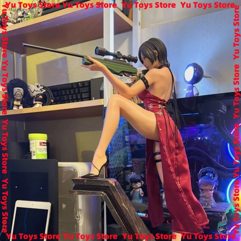 In Stock 36cm Ada Wong Biohazard Girls Anime Figure Toy Figure Game Action Figures Collectible Statue Doll Toy Pvc Gk Model