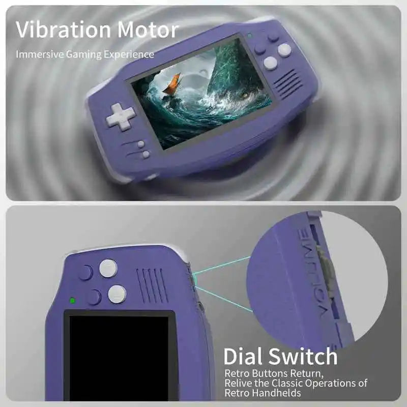 Anbernic Rg 34xx Tragbare Retro-Handheld-Konsole 3,4-Zoll-IPS Vollansicht GBA Nostalgic