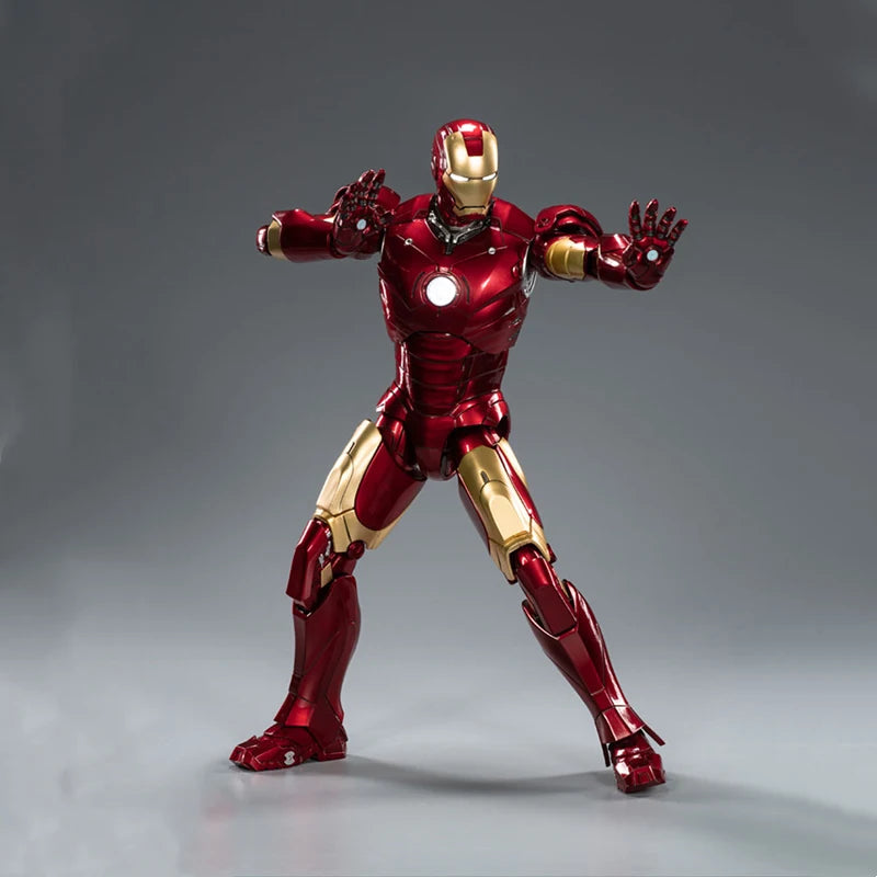 Zd 1/5 Iron Man 36cm Mk3 Original Legends 10th Anniversary Collection Tony Stark Modell Actionfigur Kinderspielzeug Geschenke
