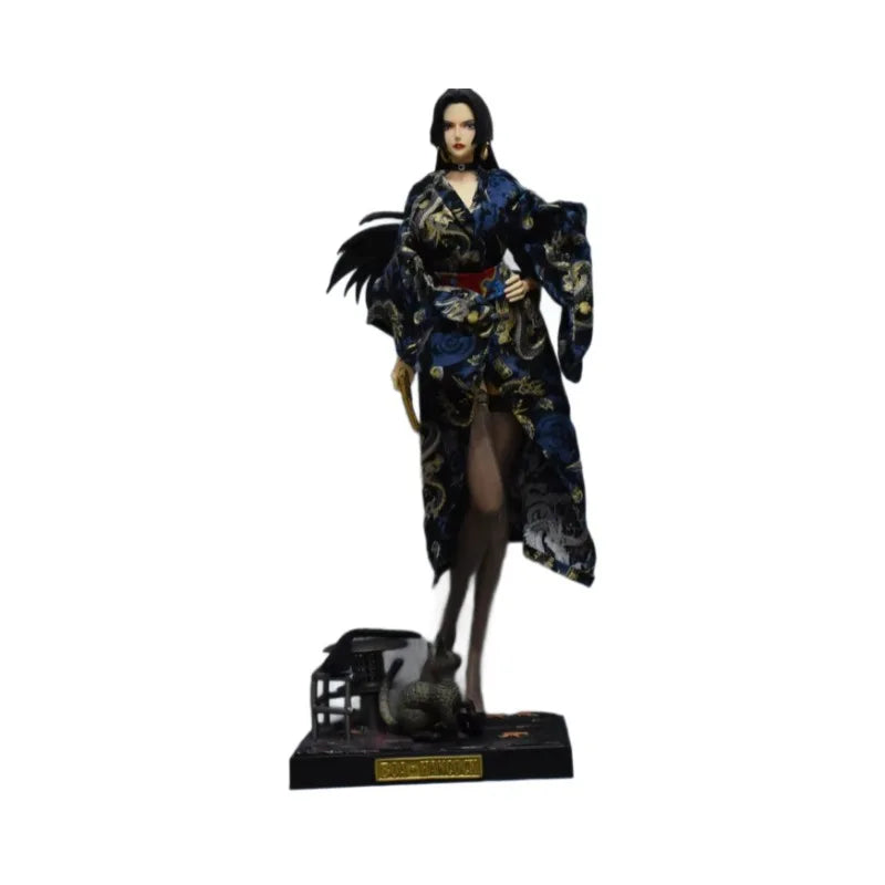 46cm Anime One Piece Figure Uta Kimono Empress Boa Hancock High Quality Model Boutique Large Decorative Scene Collection Toys