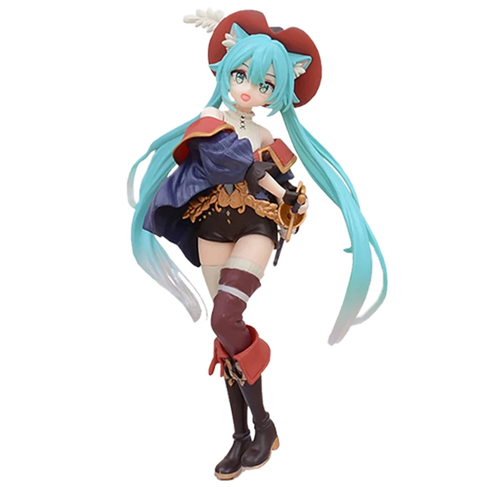 20cm Sexy Girl Hatsune Miku Anime Figure Fashion Subclture Miku Action Figure Christmas Gift PVC Collection Model Doll Toys