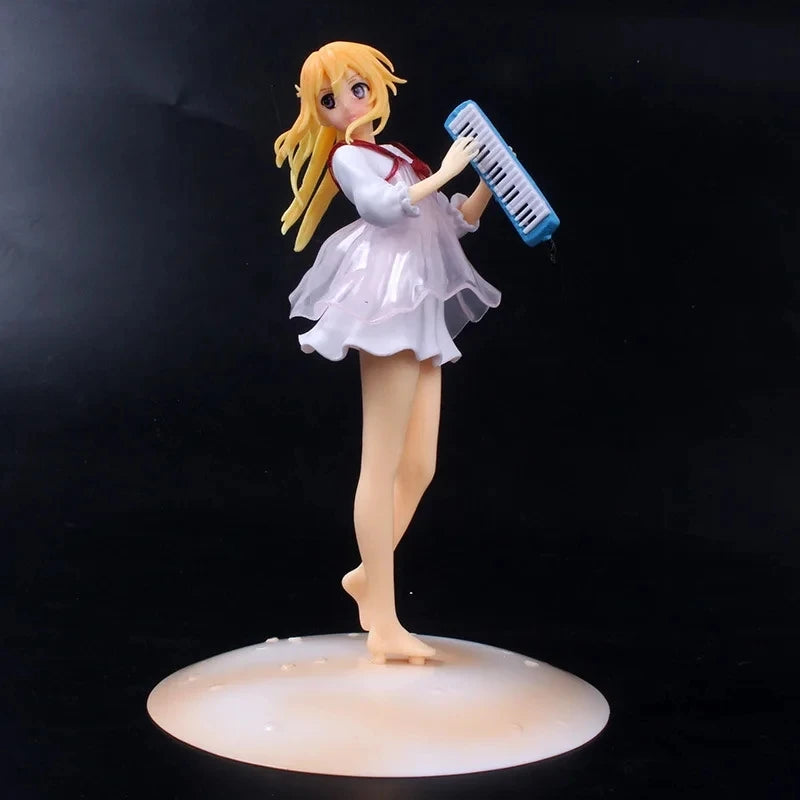 16CM Anime Shigatsu wa Kimi no Uso Miyazono Kaori Figure 1/8 Shifuku ver. Arima Kousei to no Deai Action Figure Doll Toys