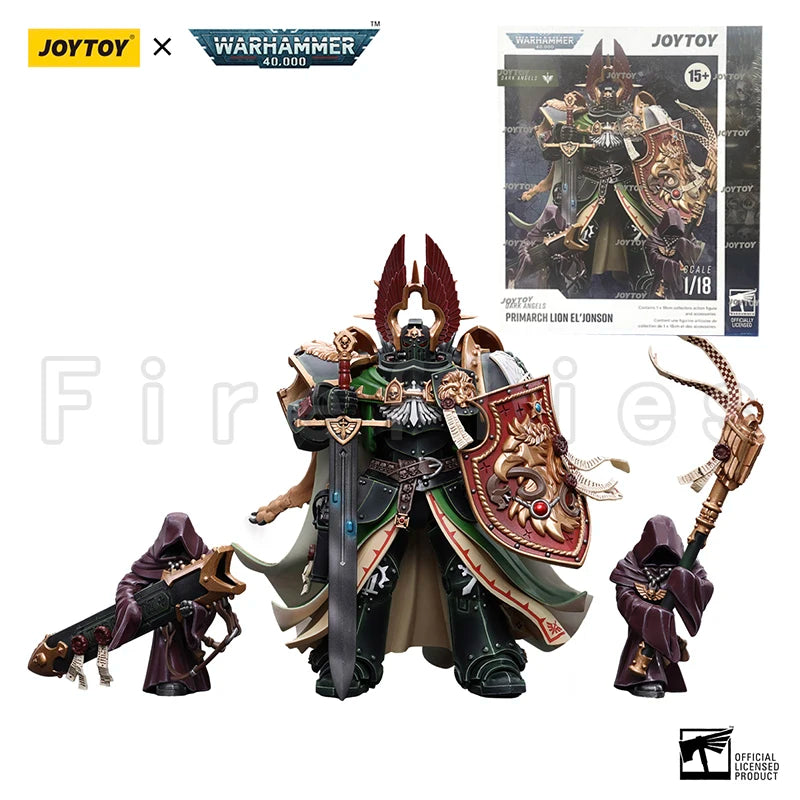 [Pre-Order]1/18 JOYTOY Action Figure 40K Dark Angels Primarch Lion El‘Jonson Re-issue Version Anime Model Toy