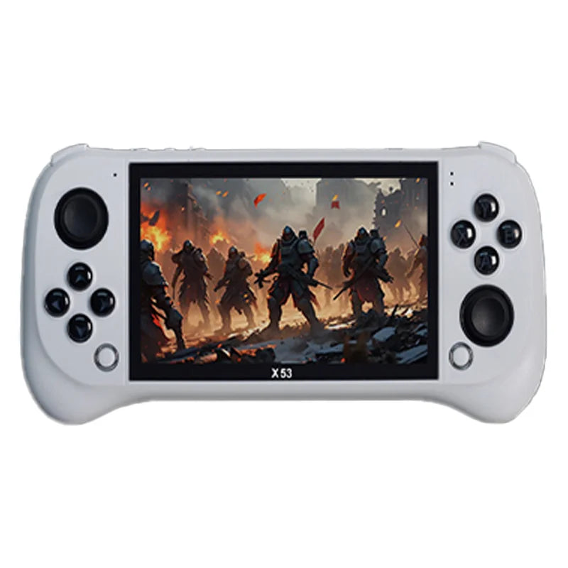 Children's Game Console X53 Handheld Game Console HD 5.1 Inch Large Screen Retro Music Video Playback Watch TV Read E-books