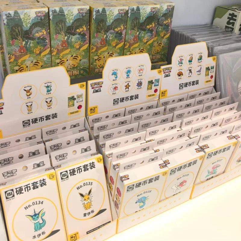 In Stock Original Collection Swap Card Game PTCG Simplified Chinese Version Zhu Zi Collection 151 Ju coin Set Collectibles card