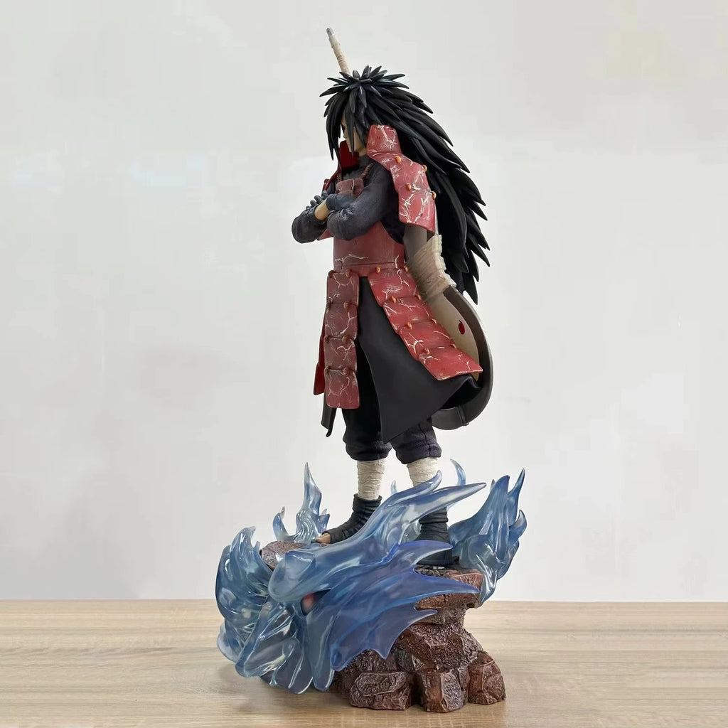 42 cm Uchiha Madara Figur Naruto Shippuuden GK Action Figur PVC Manga Statue Sammlung Ornament Modell Kind Weihnachten Spielzeug Geschenk