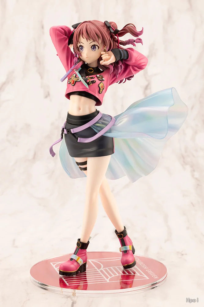 -In Stock Original KOTOBUKIYA School Idol Master Saki Hanami Fighting My Way 24cm Animation Figures 2026 New 1/7 Ornaments