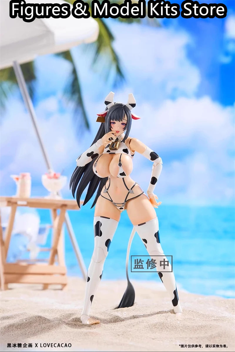 【Pre-Sale】 Black Candy Project Milky White Milk Cow Girl 1/12 Action Model Collectible Figure Toys
