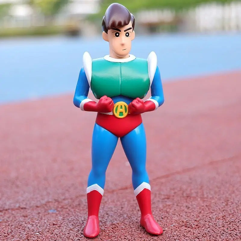 Berühmte Anime-Figuren Crayon Shin-chan Monster Kondam Roboter Akushon kamen Modell Actionfigur Spielzeug Geburtstag Weihnachtsgeschenk