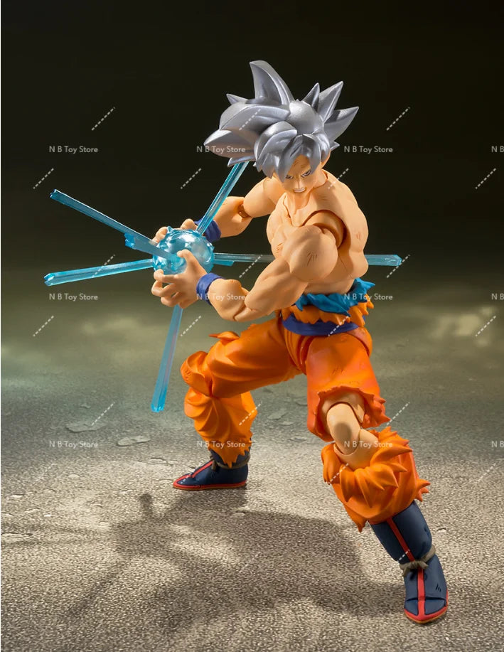 Original in Stock Bandai Dragon Ball Super S.H.Figuarts Son Goku Ultra Instinct SHF Ultra Instinct Model of Toy Action Figures