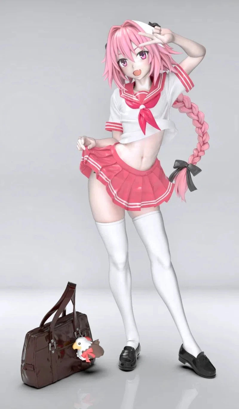 Anime Fate/Grand Order Astolfo Figuren, Kawaii Resin, GK DIY Anleitung, Weiß, Zusammenbau, Modell, Statue, Spielzeug, Puppensammlung, Geschenke