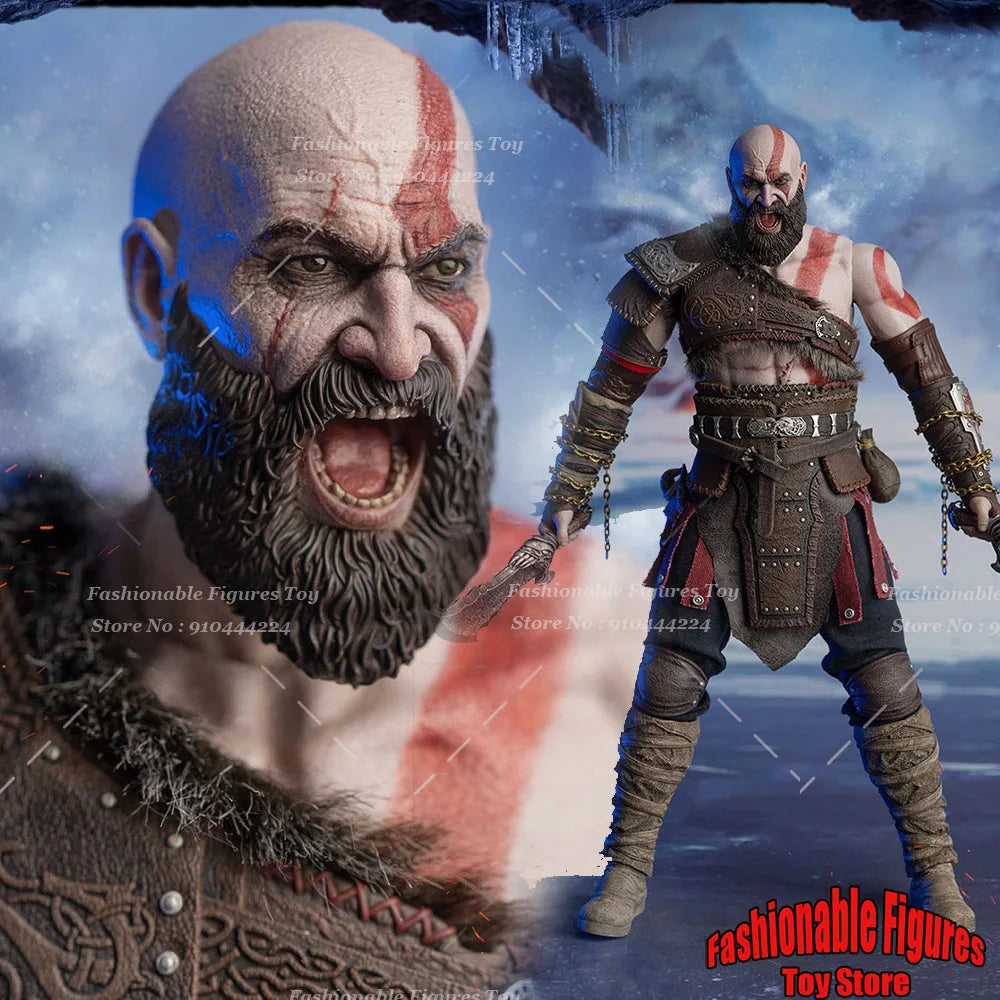 Worldbox Onetoys OT019 1/6 Men Soldier Kratos God Of War Adventure Game Dolls Full Set 12Inch Action Figure Model Collection