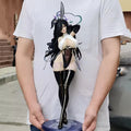 Original 45cm Black Nun BearPanda 1/4 Bunny Girl Ver Chinese Anime PVC Action Figure Toy Game Collectible Model Doll