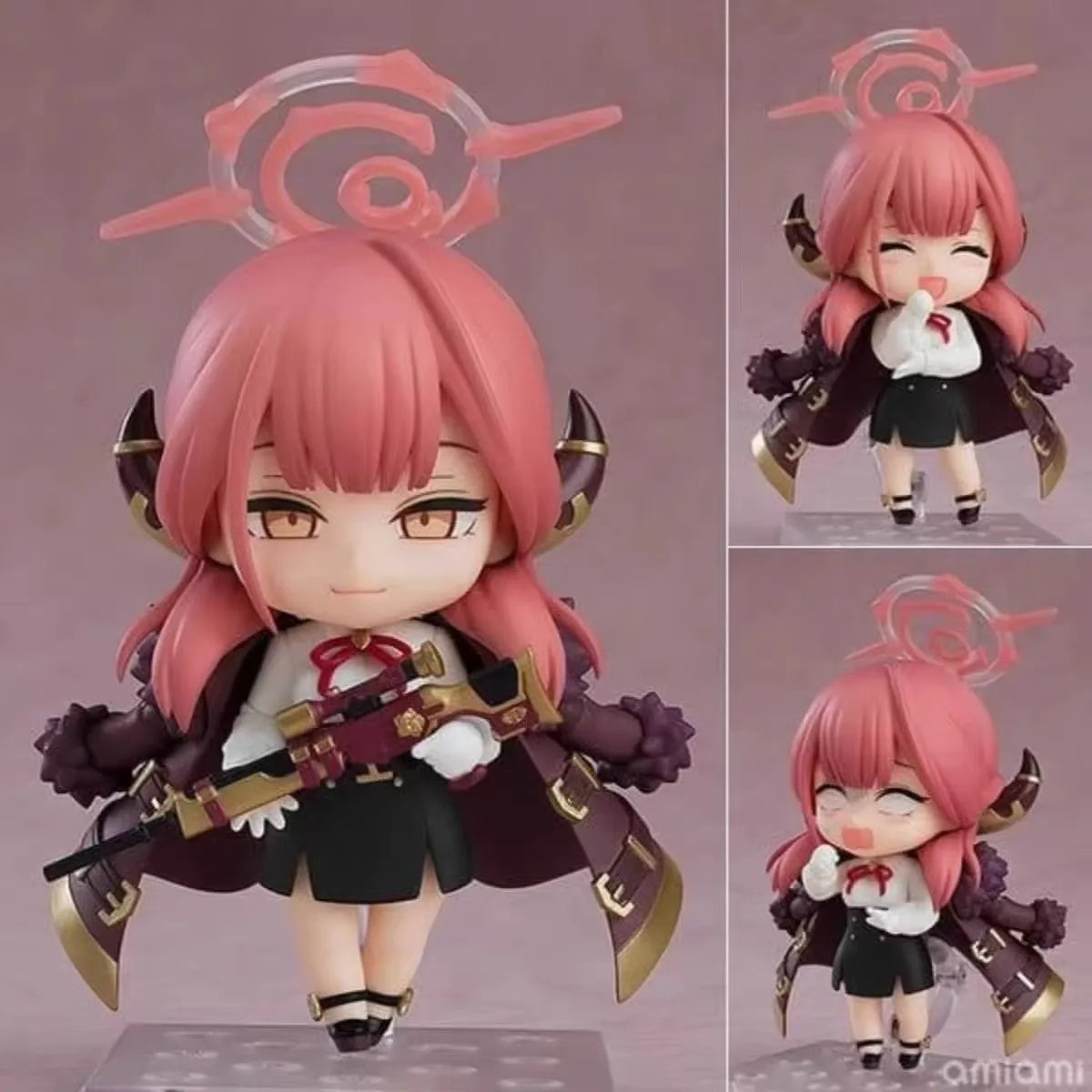 Blue Archive Q Version Nendoroid Shirako Sawa Mika Misono Arona Anime Figure Set Collectible Model