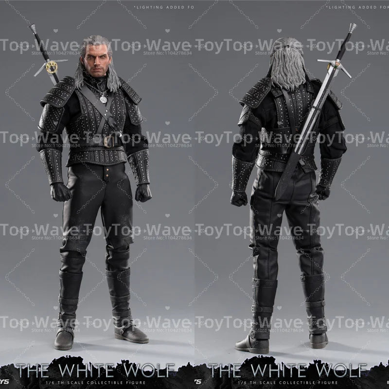 2025 New Stock BUZZTOYS BUZ001 1/6 Male White Wolf Geralt High Quality Model Full Set 12'' Action Figure Soldier For Fans