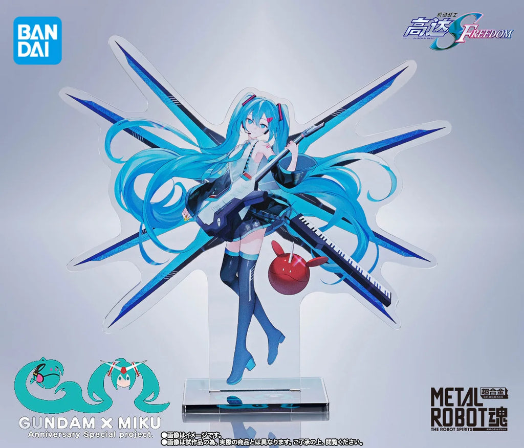 In stock Bandai Mobile Suit Gundam SEED FREEDOM METAL ROBOT SPIRITS SIDE MS Strike Freedom Gundam Type-2 [Hatsune Miku Ver.]