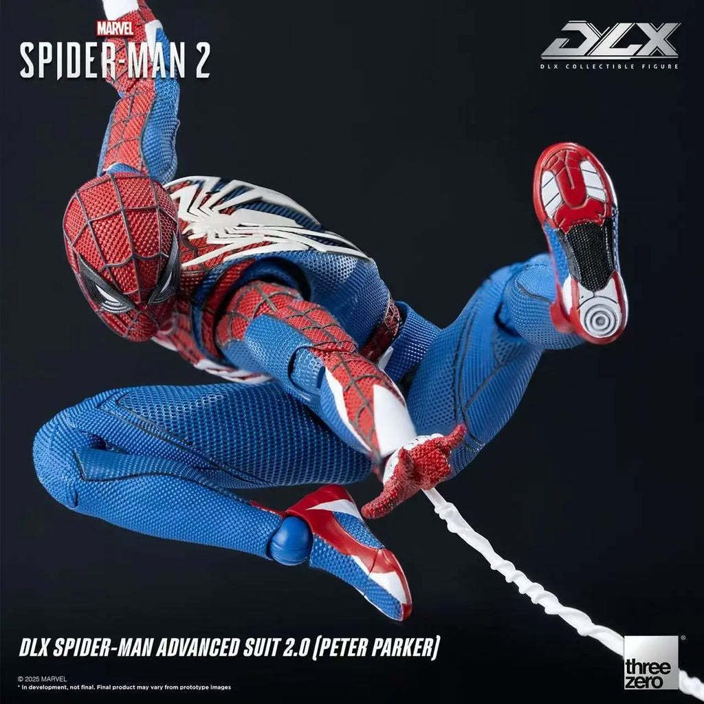Threezero DLX Spider-Man High Suit 2.0 1/12 Scale Action Figure Toy Collection Gift Spider Man Anime Figure