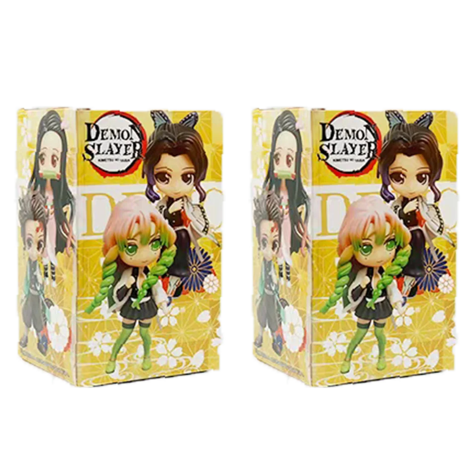 Anime Figure Demon Slayer Figures Kimetsu No Yaiba Doll Tanjiro Nezuko Zenitsu Figurine Inosuke Warrior Action Figure Model Gift