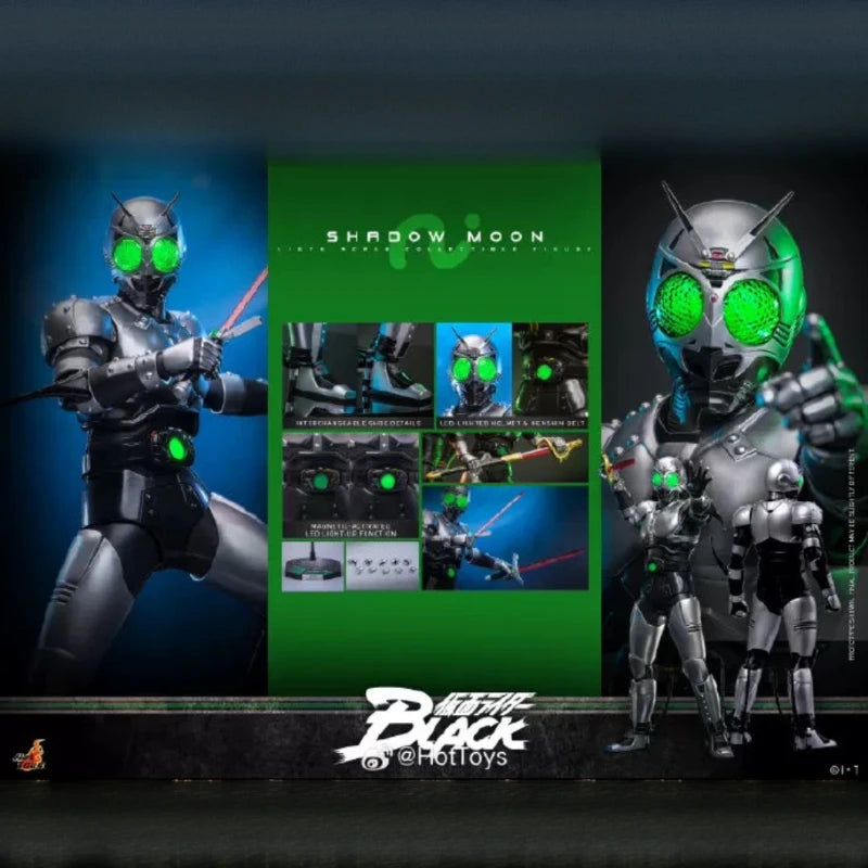In Stock Brand New Original HotToys HT TMS158 TMS-159 1/6 Kamen Rider Black Sun Shadow Moon Locusts Mobile Doll Collection Gifts