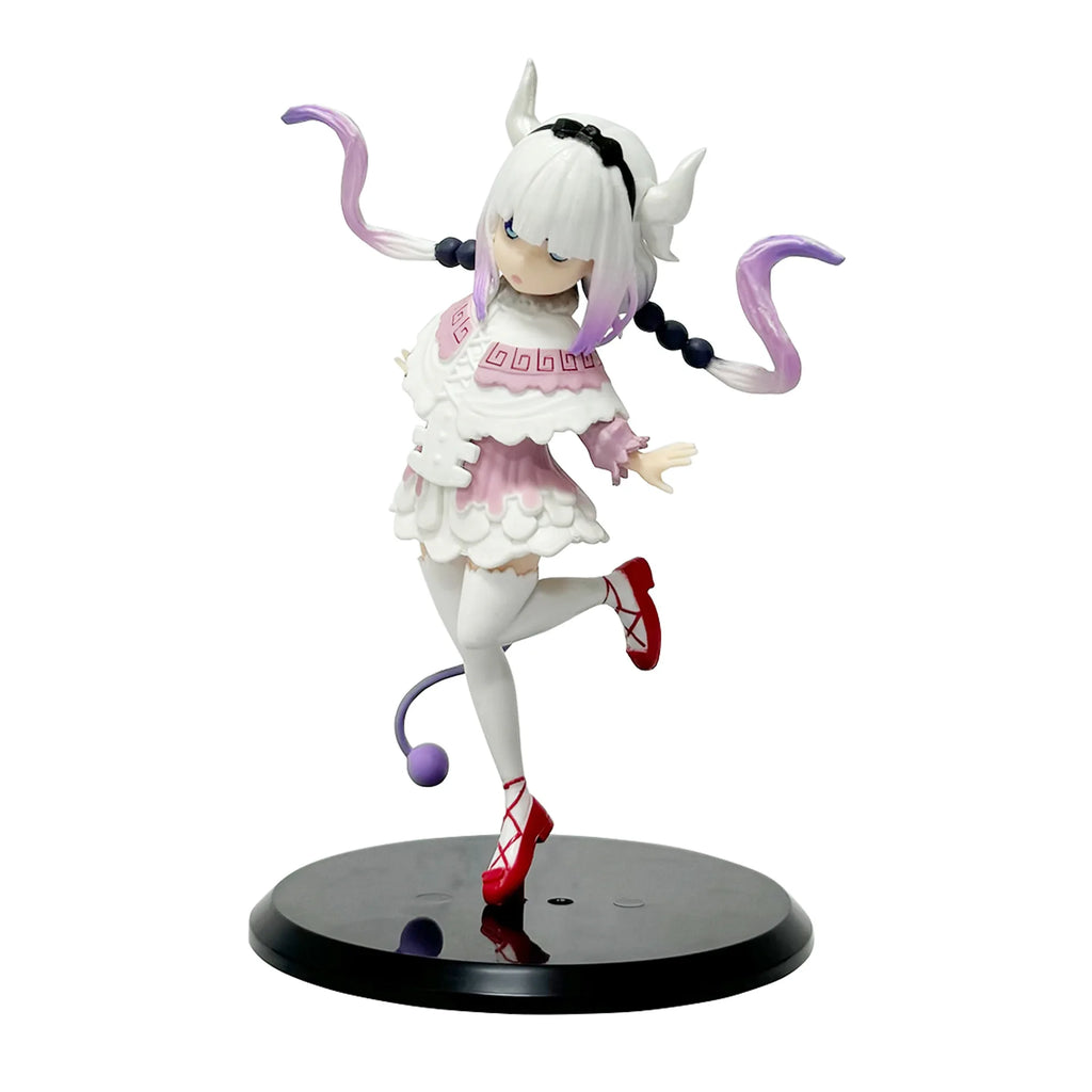 16CM Anime Miss Kobayashi's Dragon Maid KannaKamui Playful Cat Dragon Tohru Model Toy Gift Collection Action Figure Gift Doll