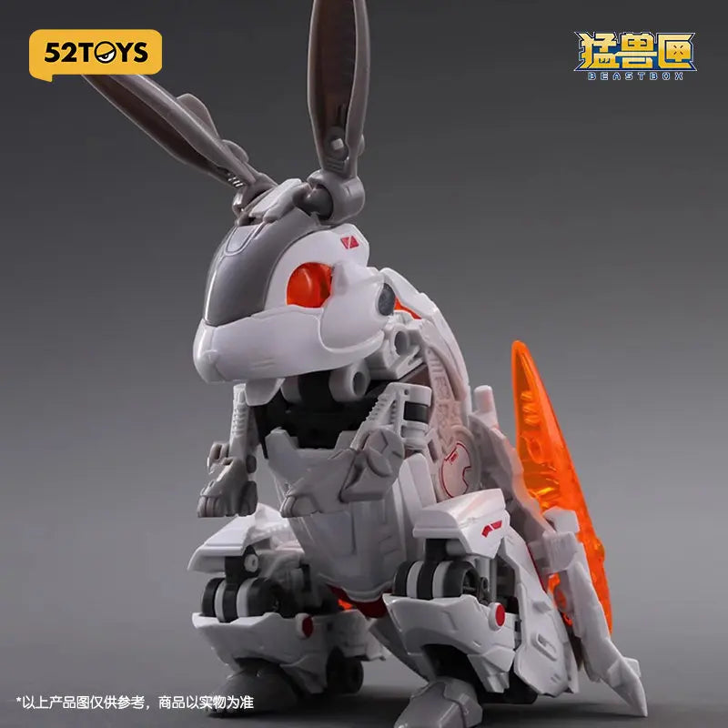 52TOYS BEASTDRIVE BD-02 STAR DASH Rabbit Original Chinese Mecha Transformable Assembly Action Figure Collectible Model In Stock