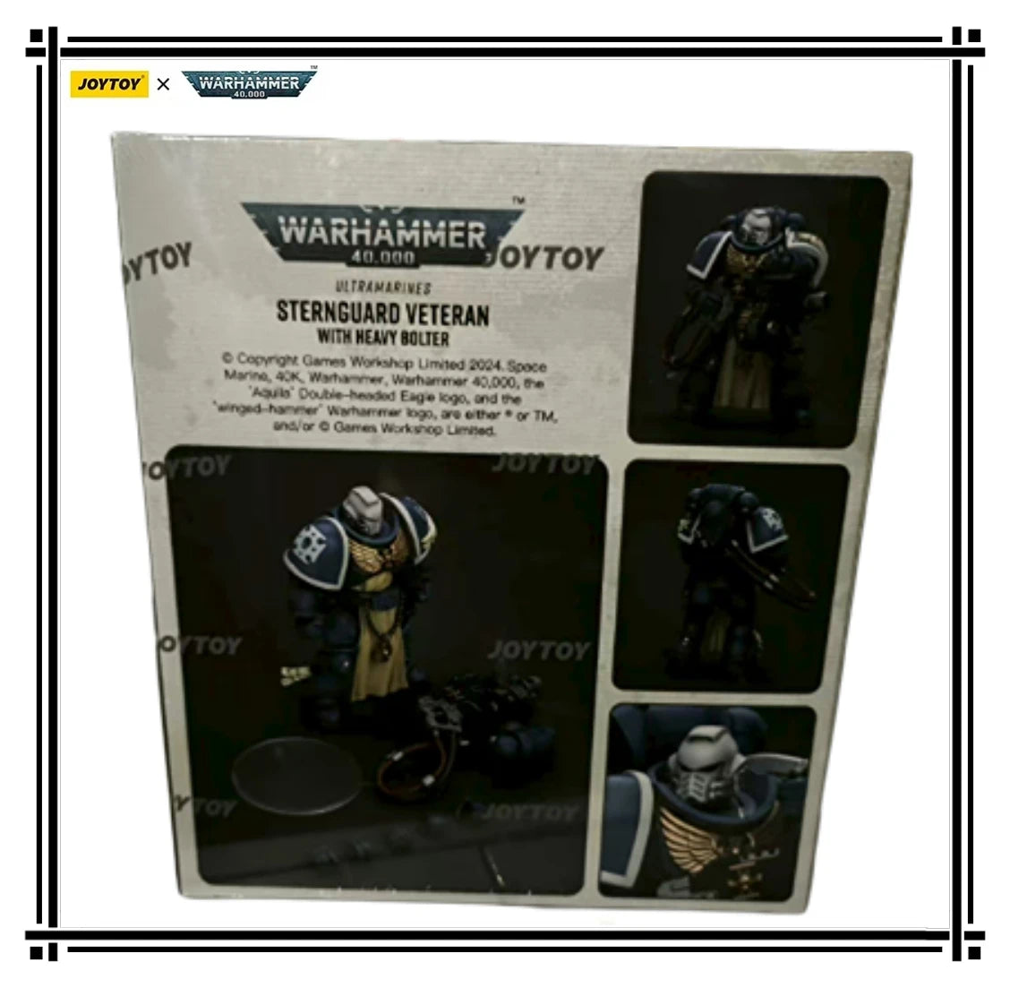 JOYTOY Warhammer 40K UltramarinesSternguard Veteran with Bolt Rifle 1/18 Action Figure Model Collection